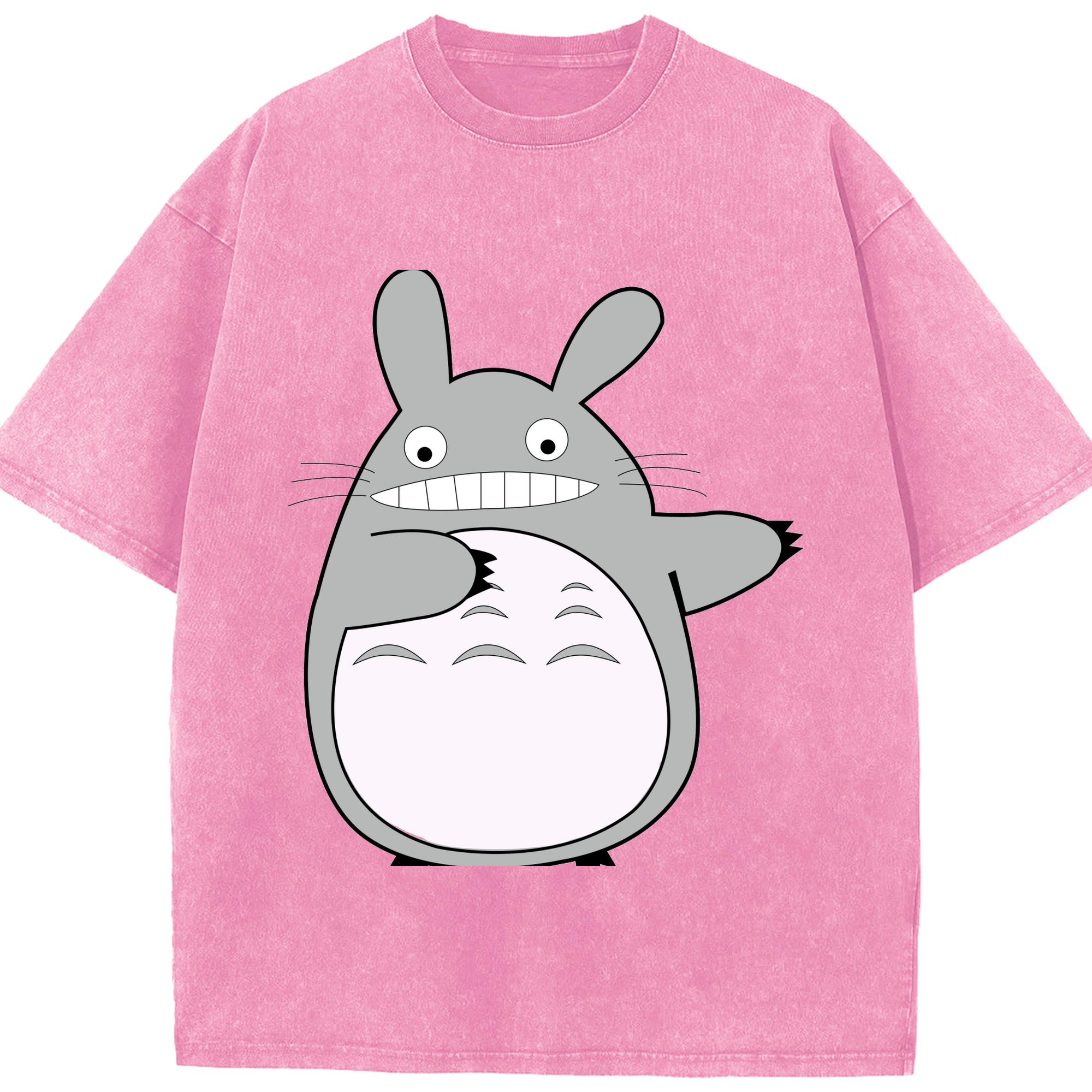 （画像用） となりのトトロ 草壁メイ 草壁サツキ My Neighbor Totoro Satsuki Kusakabe Mei Kusakabe 綿100% ヴィンテージ風 半袖Tシャツ（フロントプリント）